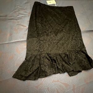 Grace Karin black lace skirt. NWT